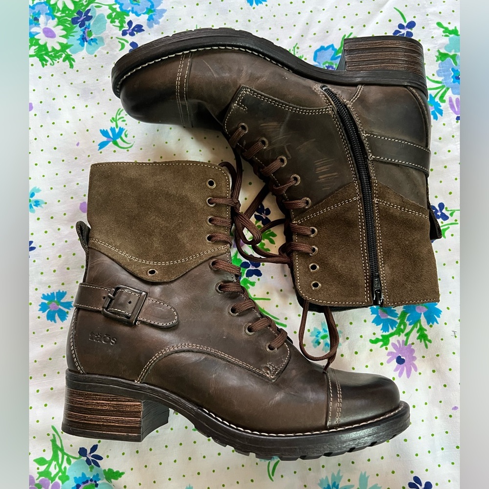 Taos (Täōs) Crave Ankle Boots - Olive 8-8.5